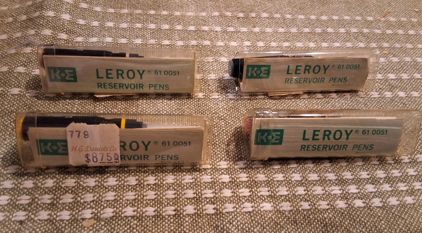 Vintage Leroy Reservoir Pens Keuffel & Esser USA 61 0051