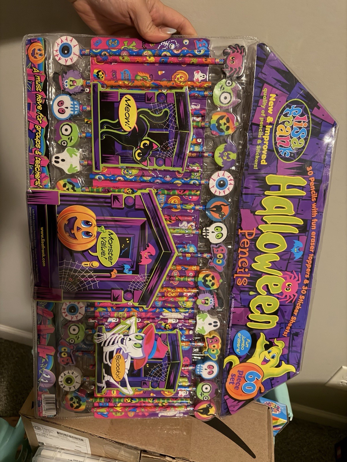 Lisa Frank 60 Piece Halloween Pencil Set