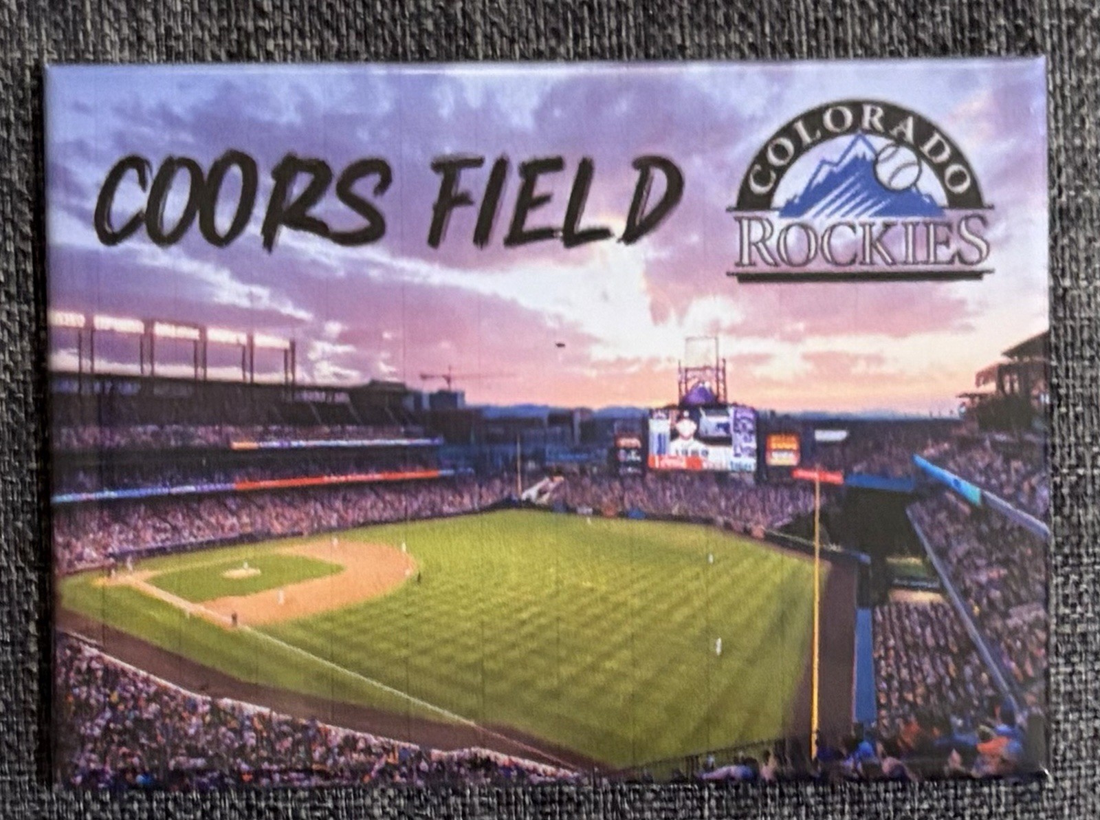 Coors Field Colorado Rockies 2.5 x 3.5 Inch Fridge Magnet Hardback