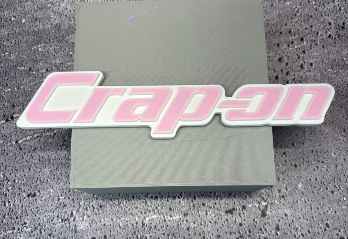  Crap-on 3D Printed Magnet; Toolbox Badge; Changing Table Badge; Made in USA