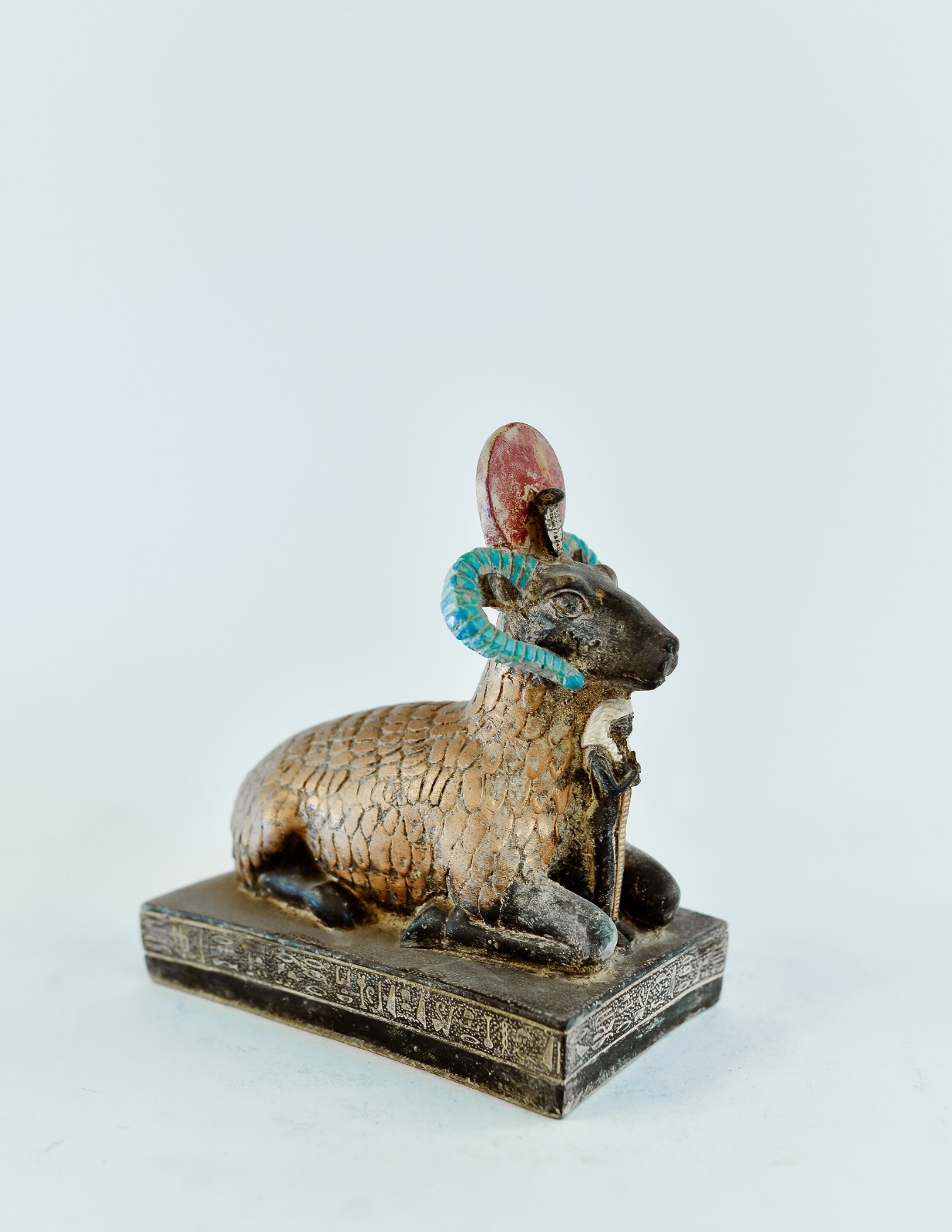 Crafted in Egypt Khnum Statue Ancient Egyptian Ram God Statue