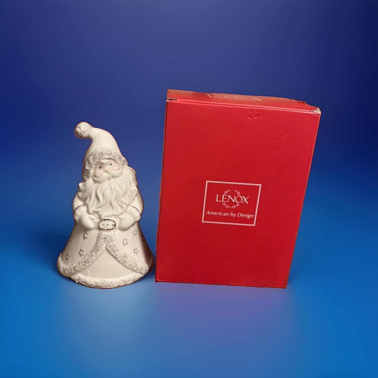 Seasons Greetings Santa Recordable Figurine Lenox American By Design Santa 