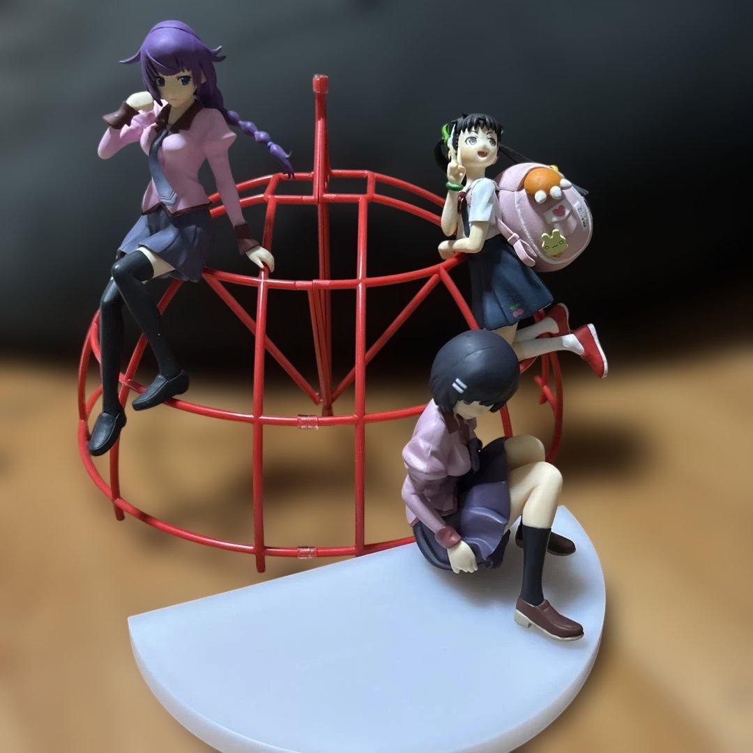 Bakemonogatari Hitagi Senjougahara Mayoi Hachikuji Tsukihi Figure Set