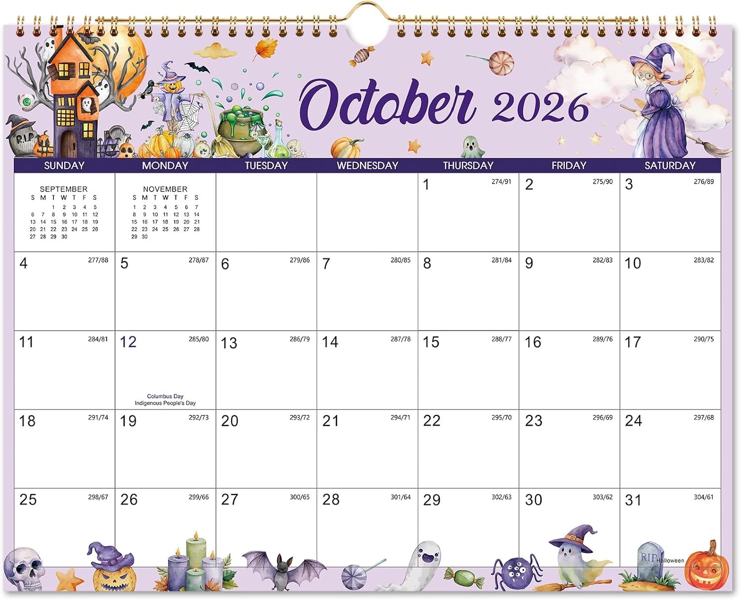 Calendar 2026-2027 - 2027 Wall Calendar, Jul 2026 - Dec 2027 | Large Wall Calend