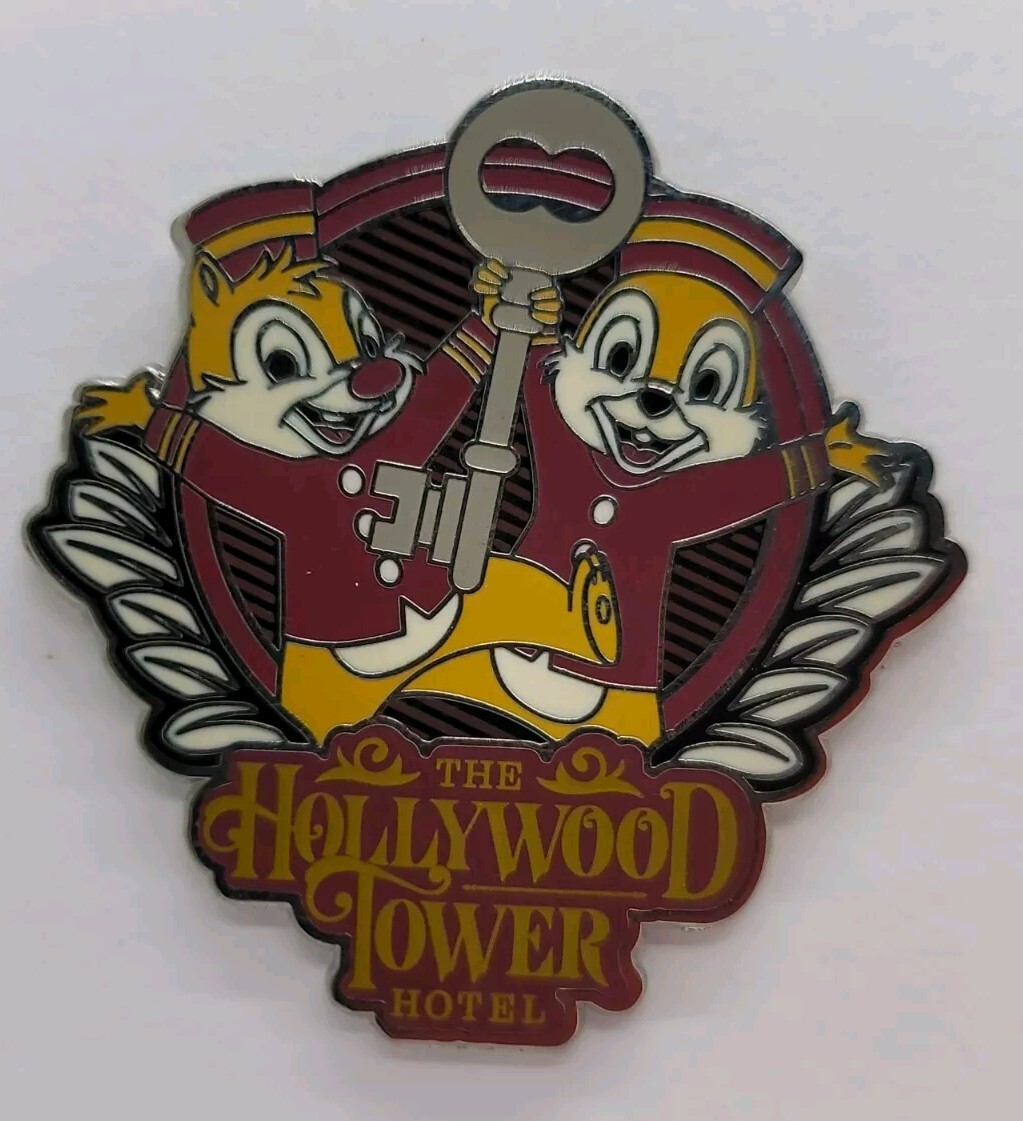 Disney Pin 2022 WDW The Hollywood Tower Hotel Chip & Dale #151608