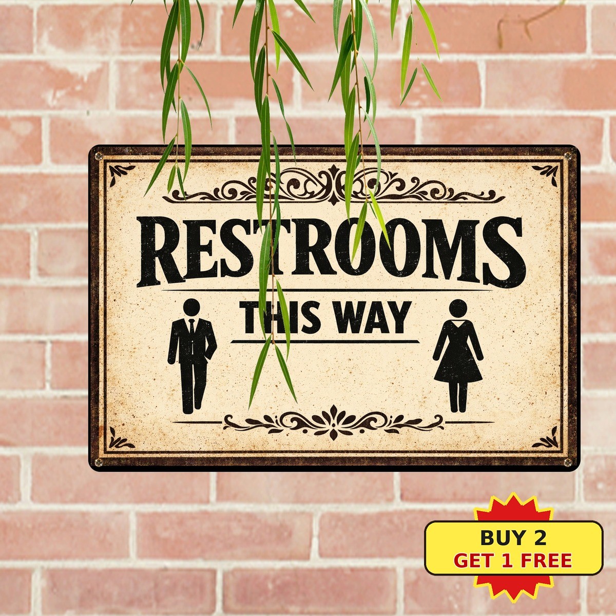 70th Birthday Party Milestone Anniversary Metal Sign 8x12