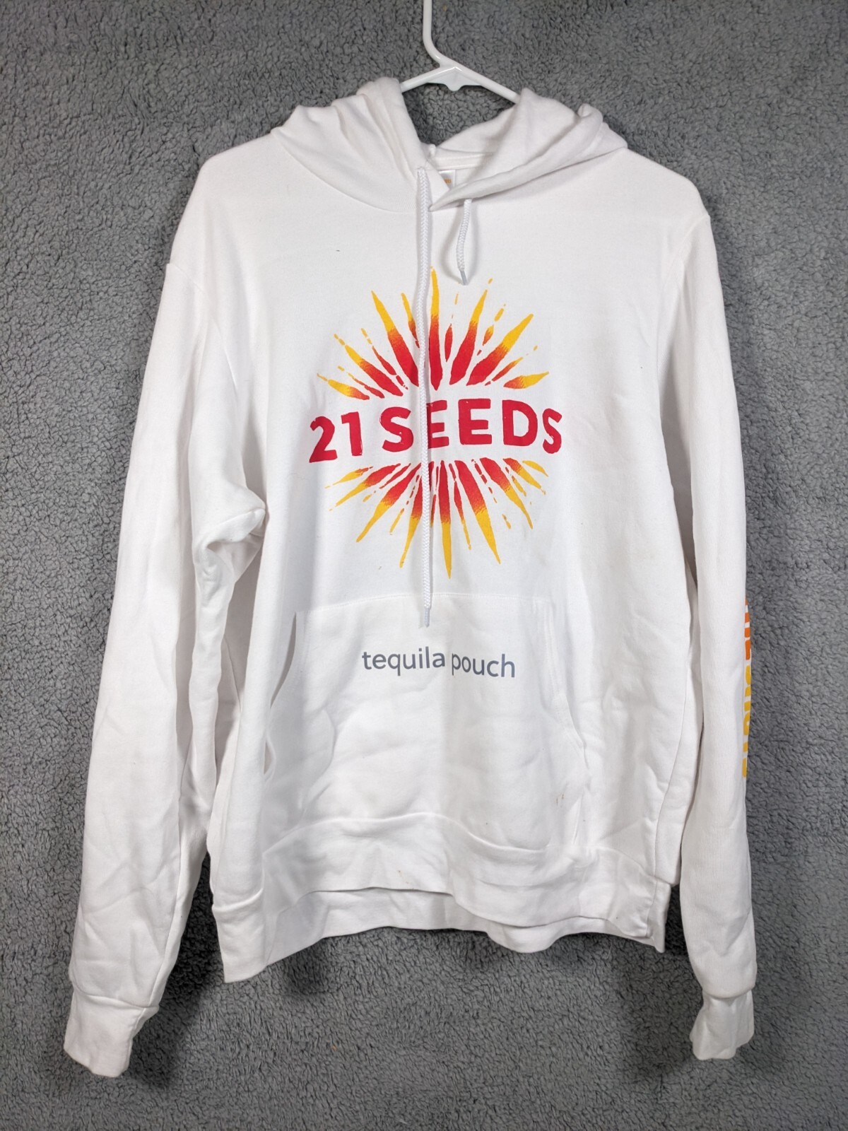 21 Seeds Tequila - ‘Girls Call The Shots’ Hooded Sweatshirt Sz L Large Hoodie