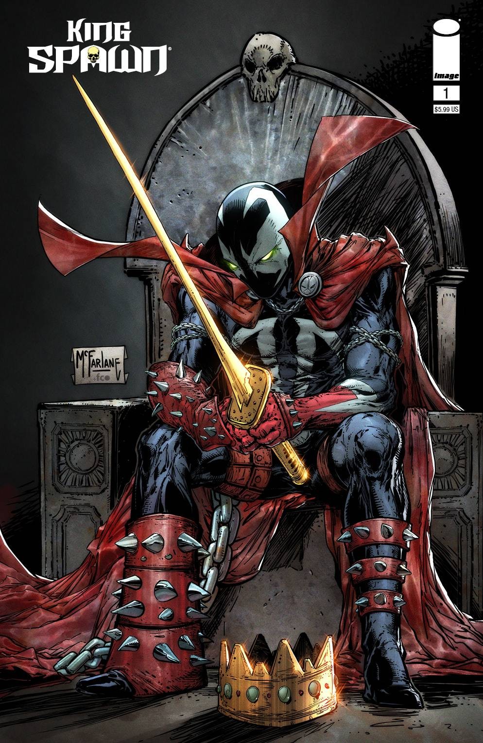 KING SPAWN (2021) #1 B MCFARLANE (CLEARANCE)