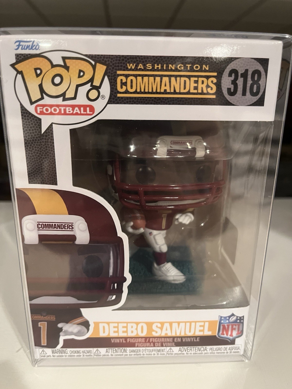 Deebo Samuel Funko POP NFL: Washington Commanders #318 