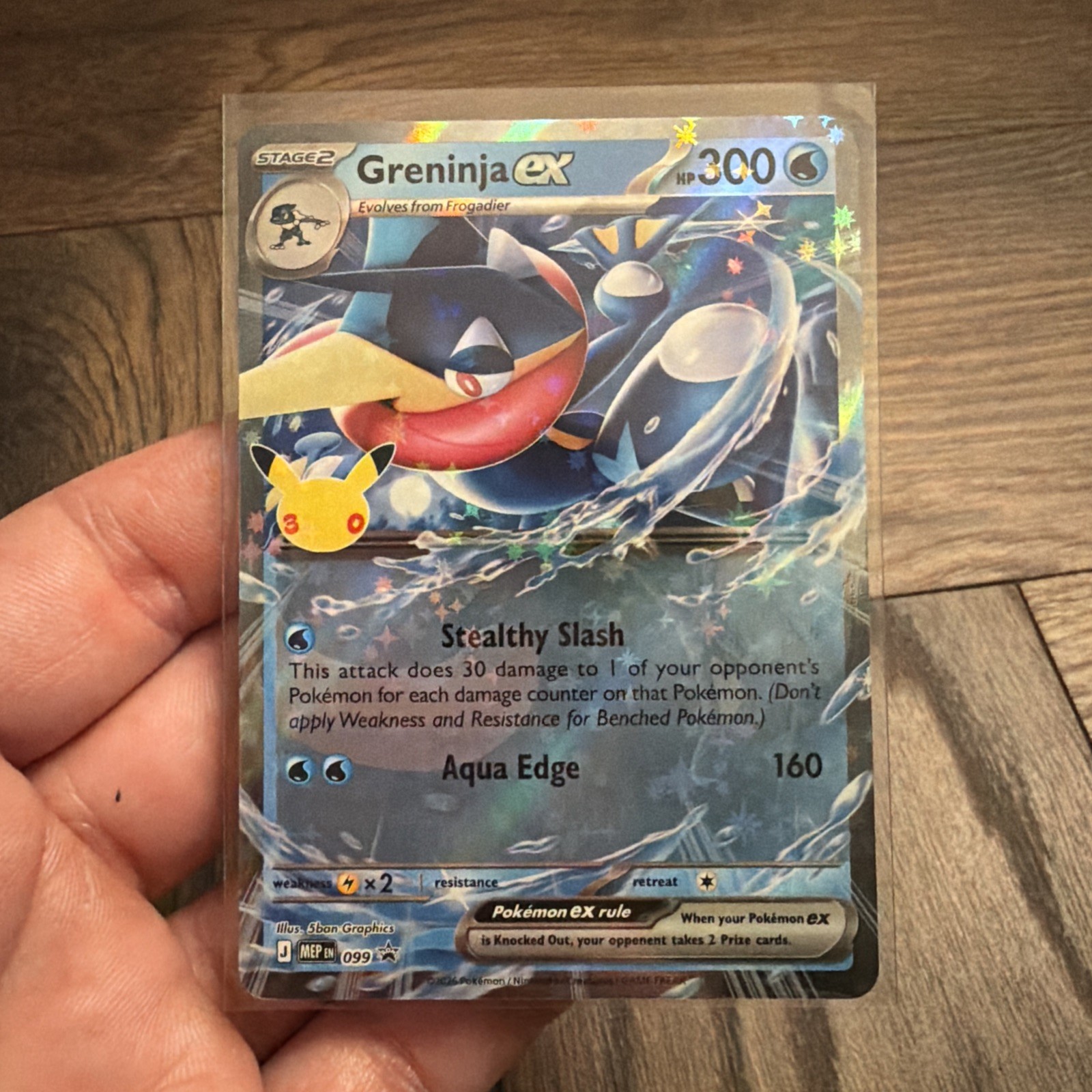 Pokemon Greninja ex 099 PROMO 30th Celebration 