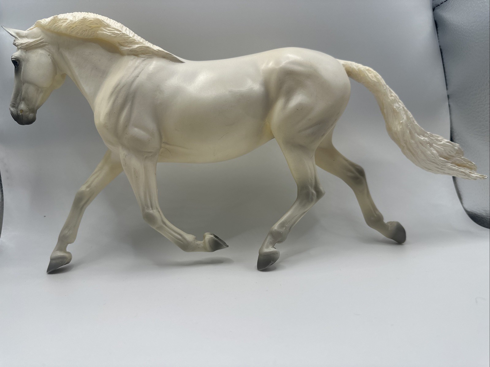Retired Breyer Horse #1777 Fantasia Del C & Gozosa White Andalusian Spanish Mare