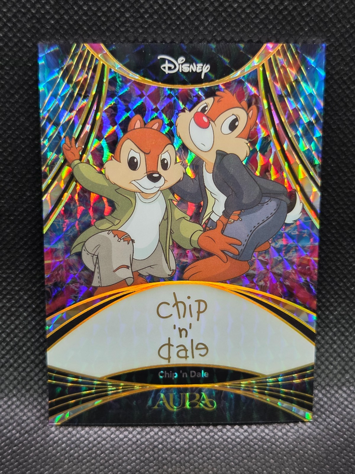 2025 Disney Kakawow Aura Signature Card #AD-IAF-07 Chip 'n Dale /50 SSP