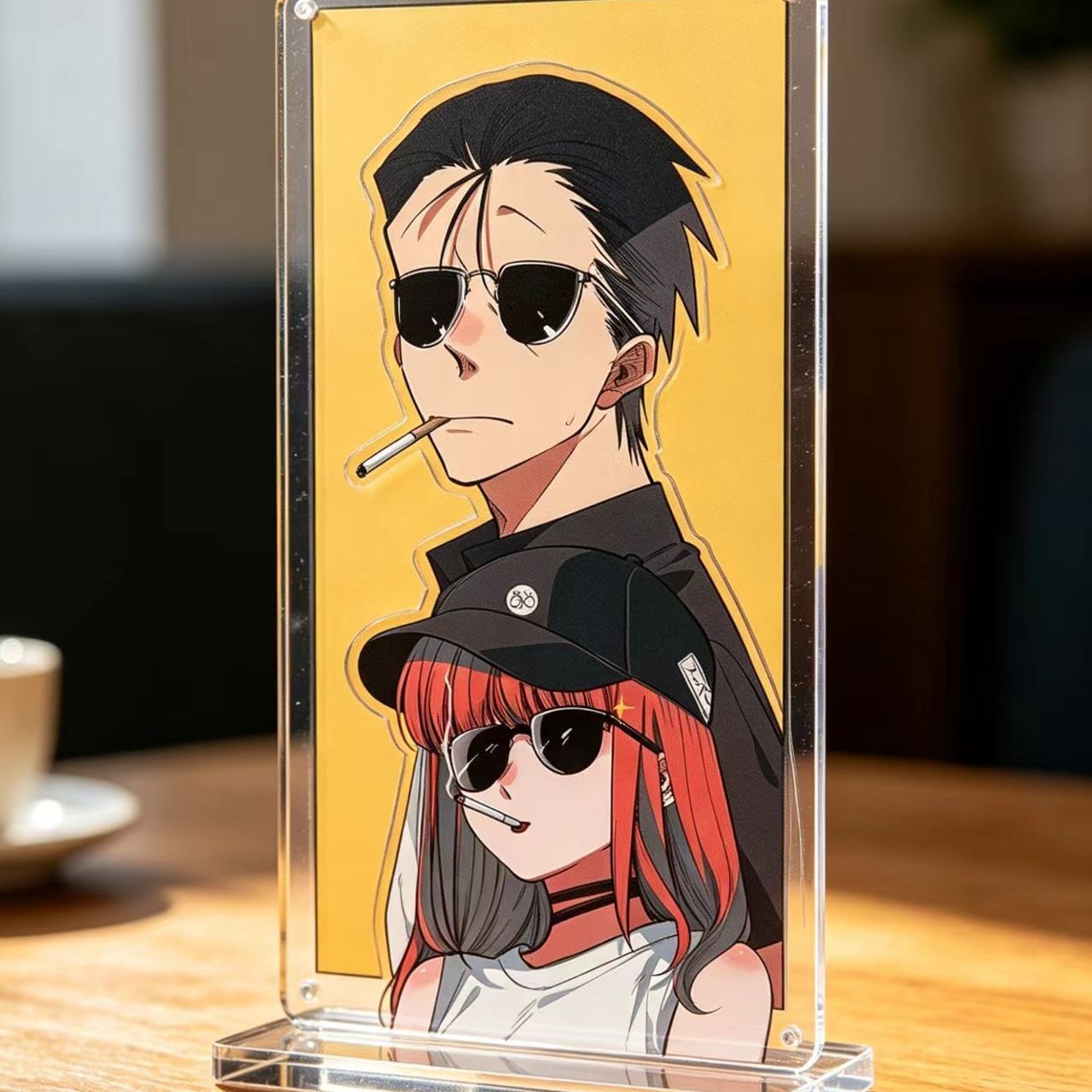 Hot Smoking Behind The Supermarket with You ごとう ささき たやま Acrylic Model standee