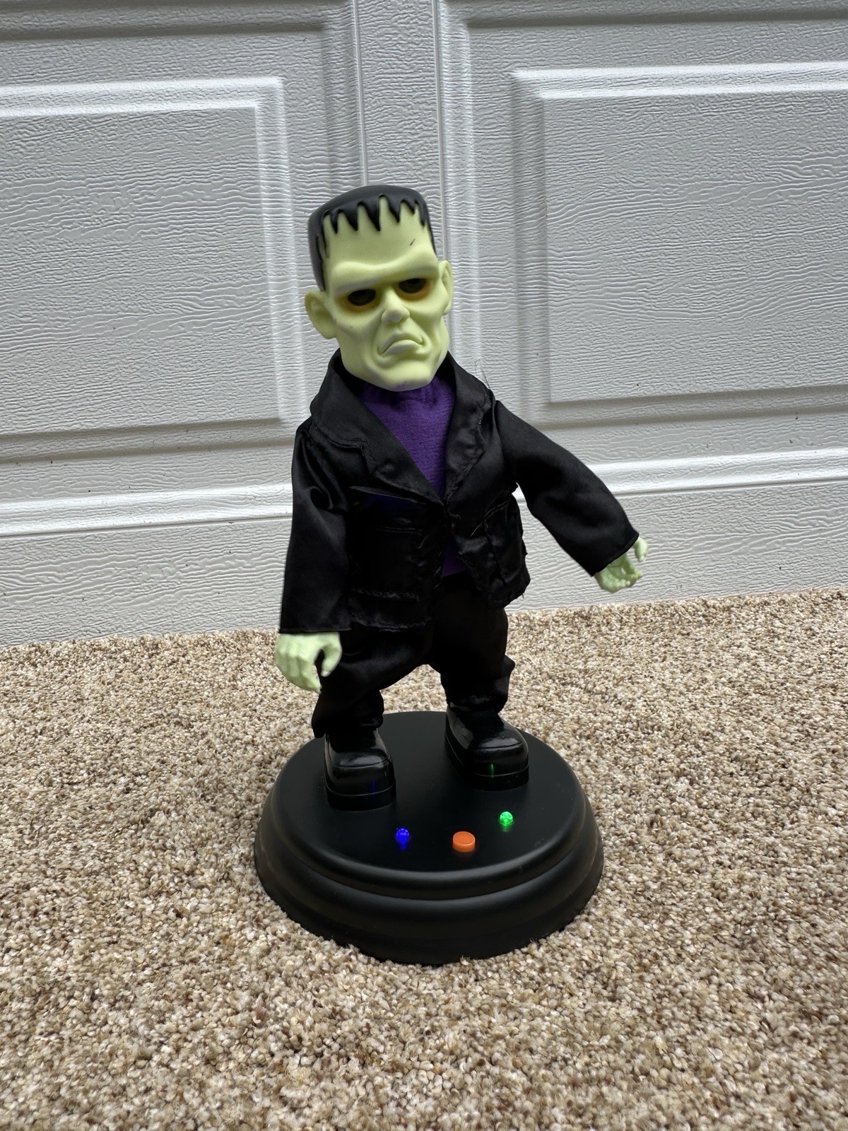 Gemmy Animated Grave Raver Frankenstein Monster Dancing Singing Light