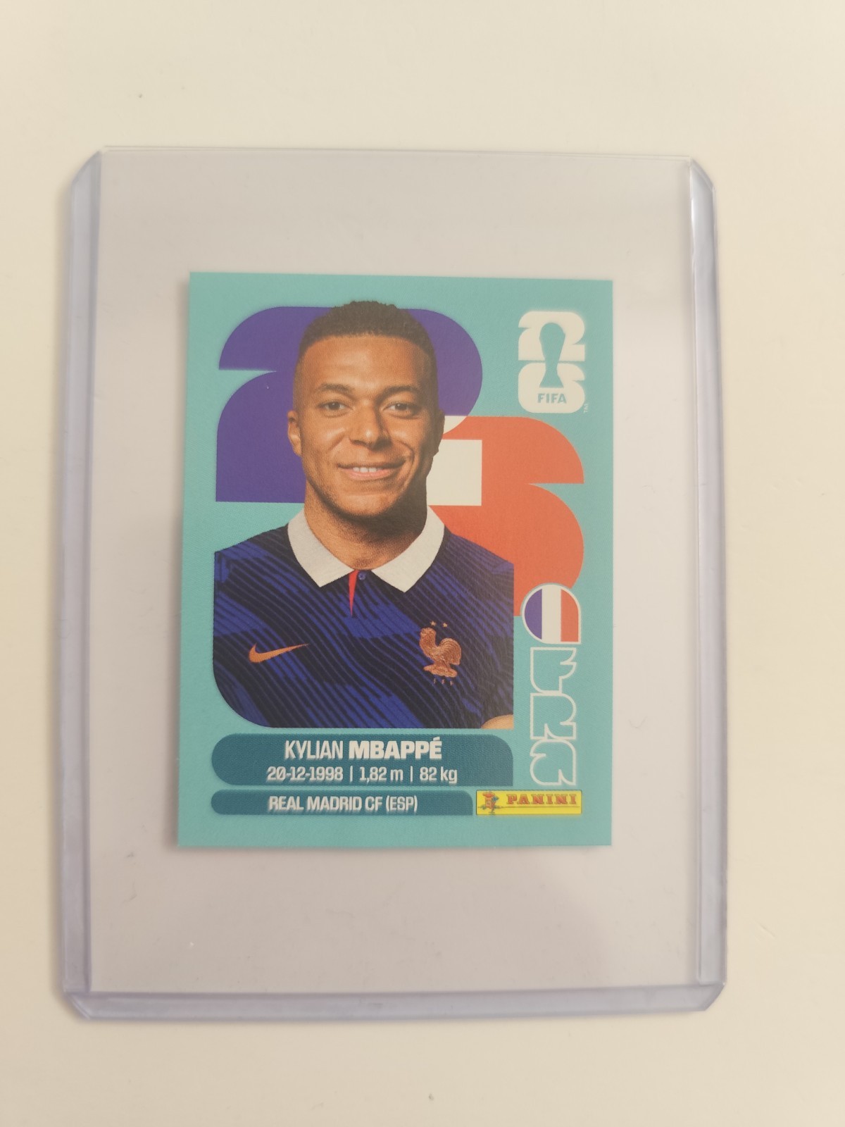 Panini Sticker FIFA World Cup 2026 Kylian Mbappe #FRA20 France