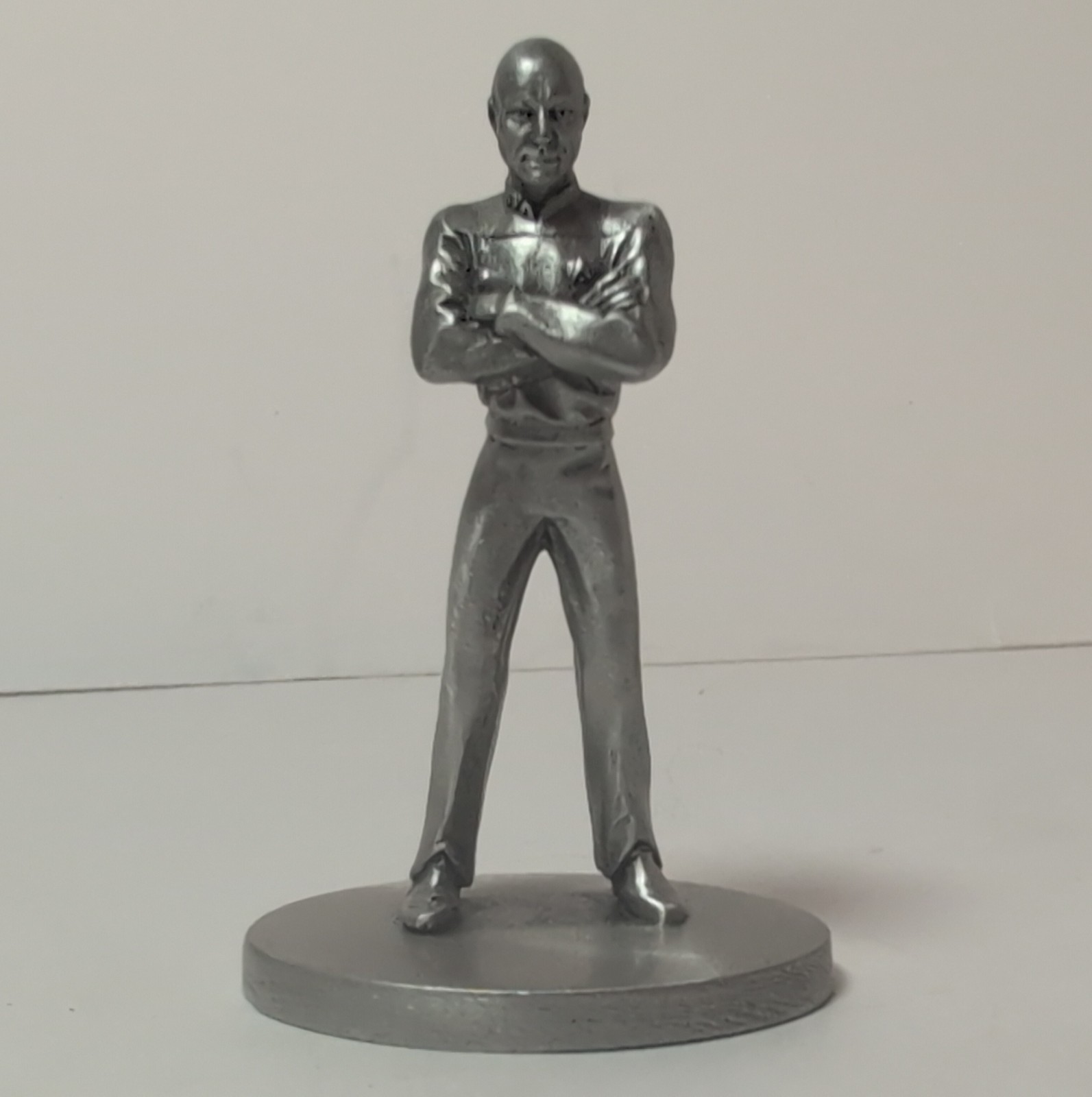 VTG Star Trek Pewter Captain Jean-Luc Picard 1993, Rawcliffe Pewter RF-1762