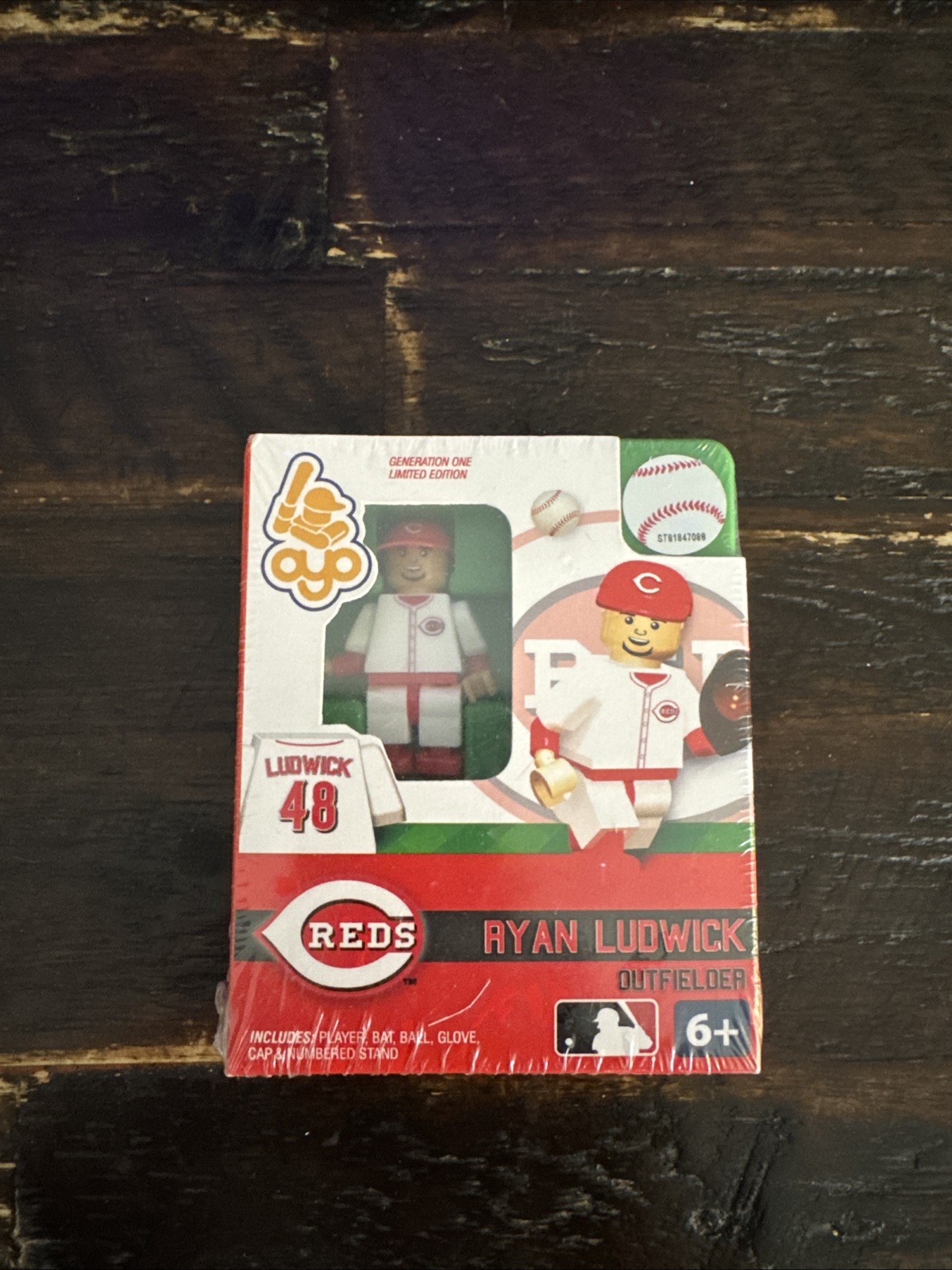 OYO Reds Ryan Ludwick #48 Outfielder Vintage MLB Baseball Blocks NIB