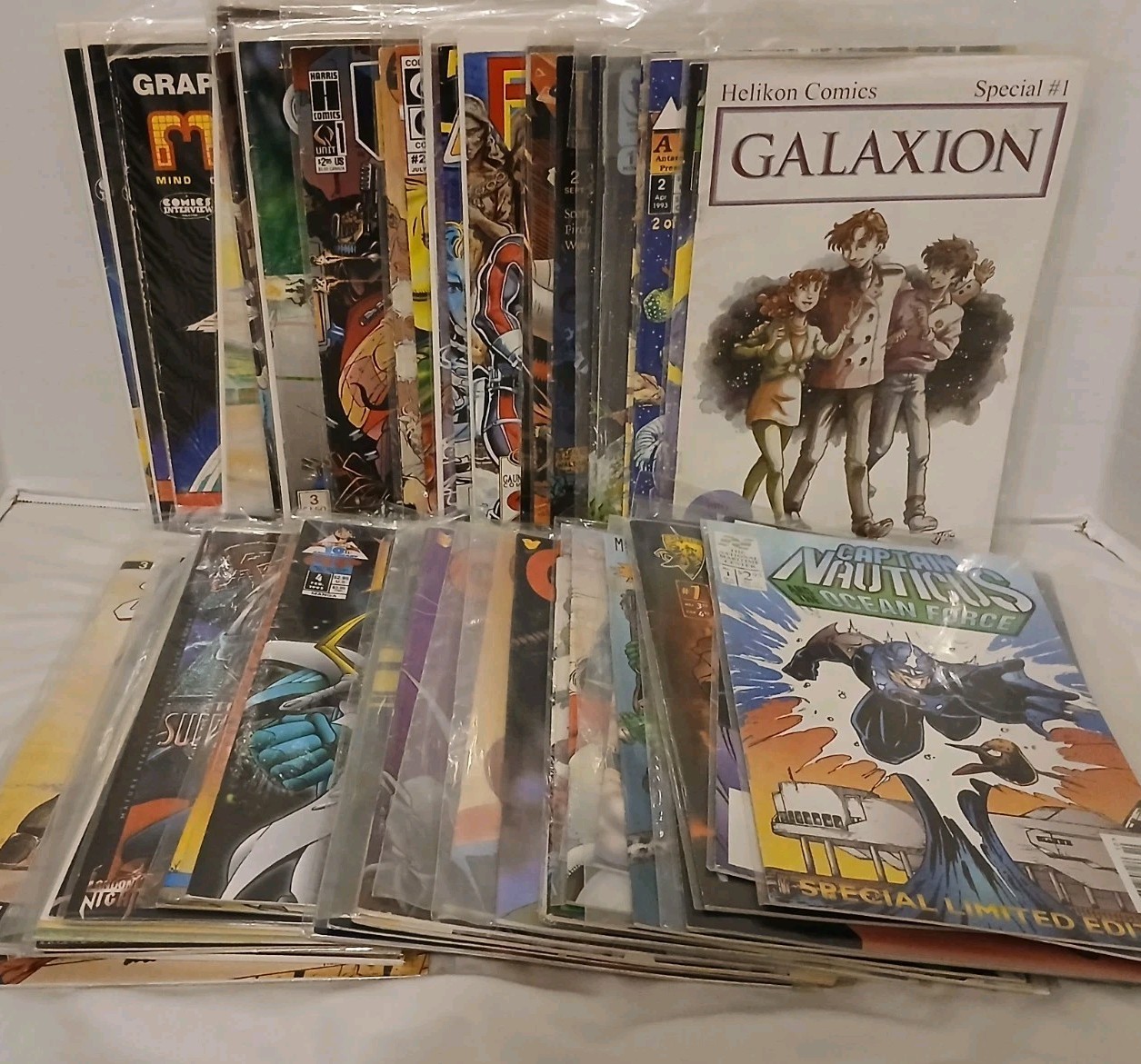 Misc Lot Of 50 Vintage Comics Warp Graphics Antarctic Press Event Colburn 