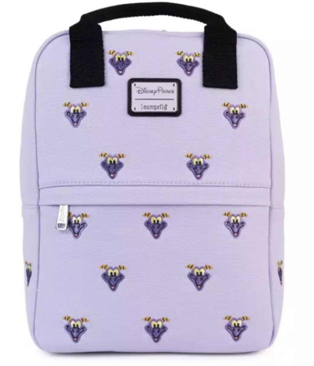 Disney Parks 2025 Figment Loungefly Canvas Backpack Purple - NEW