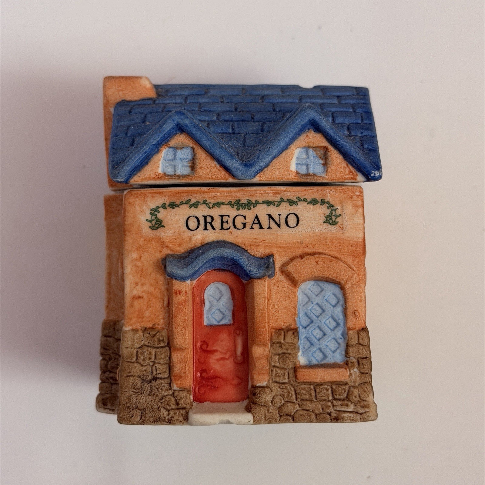 Vtg Spice Jar OREGANO Country Kitchen Collection 1994 NIB House Cottage Core