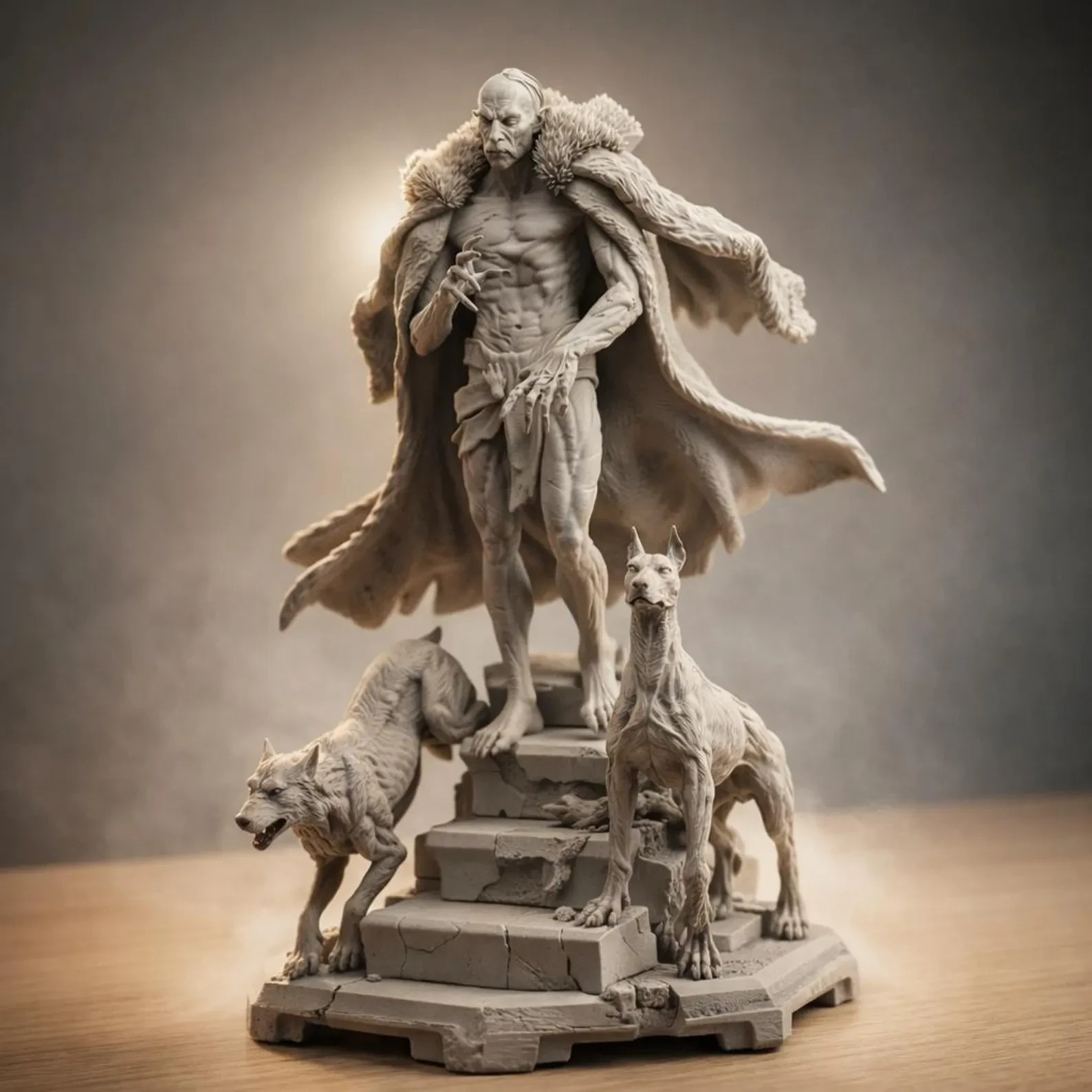 Gothic Vampire Sculpture Statue Model Kit  size choices Unpainted/Unassembled