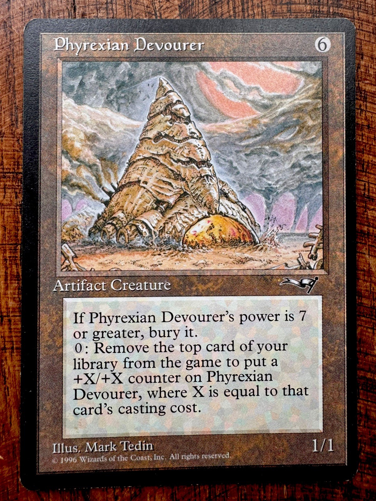Mtg Phyrexian Devourer Nm  Alliances 