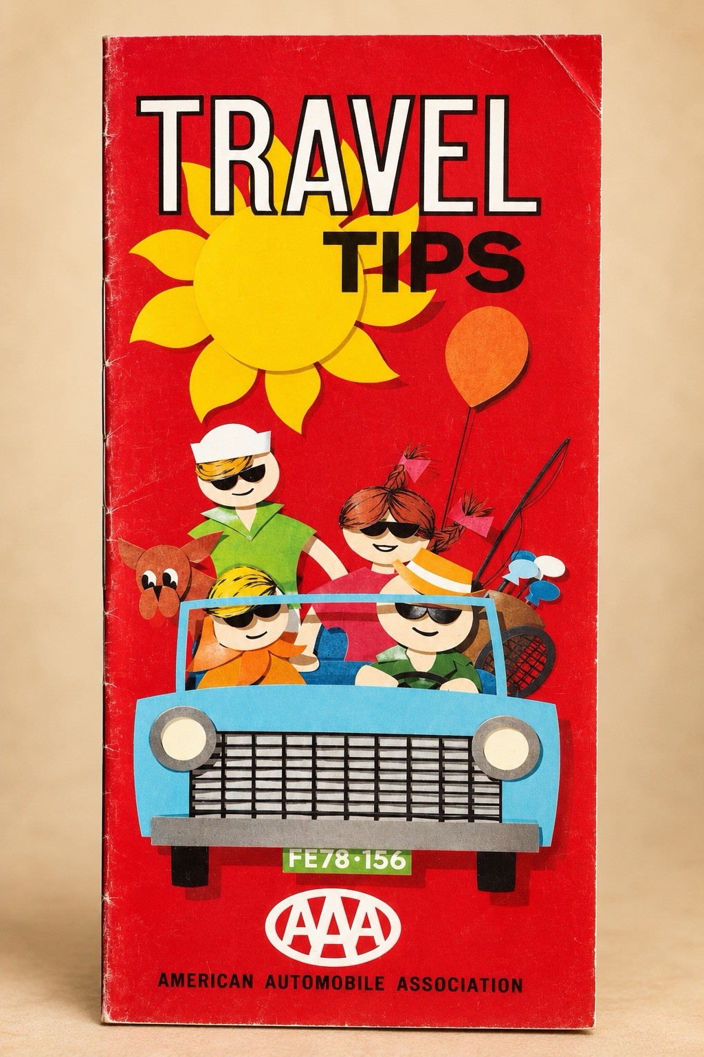1966 AAA Travel Tips Booklet Vintage Automobile Road Trip Mid Century Graphics