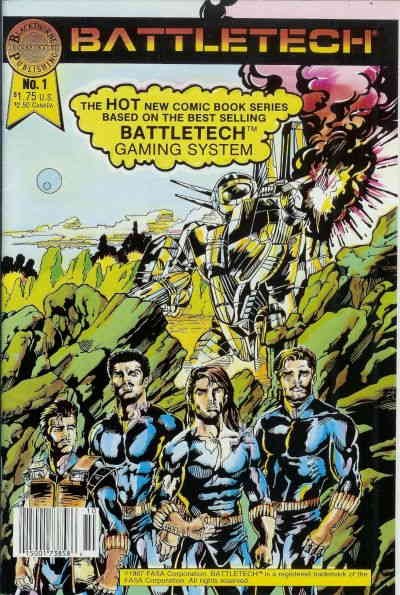 Battletech (Blackthorne) #1 VF; Blackthorne | w/Bag+Board