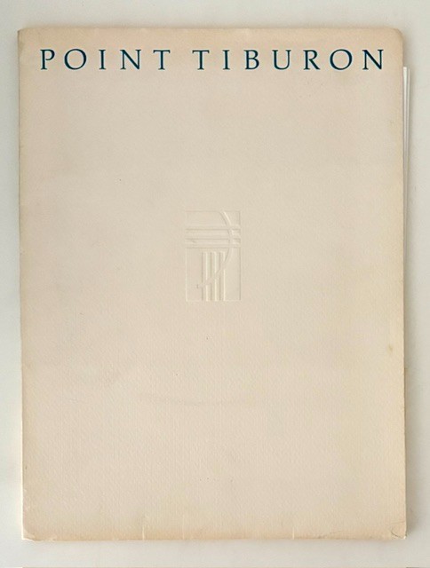 Vintage 1980s Point Tiburon Marin County Real Estate Sales Brochure & Press