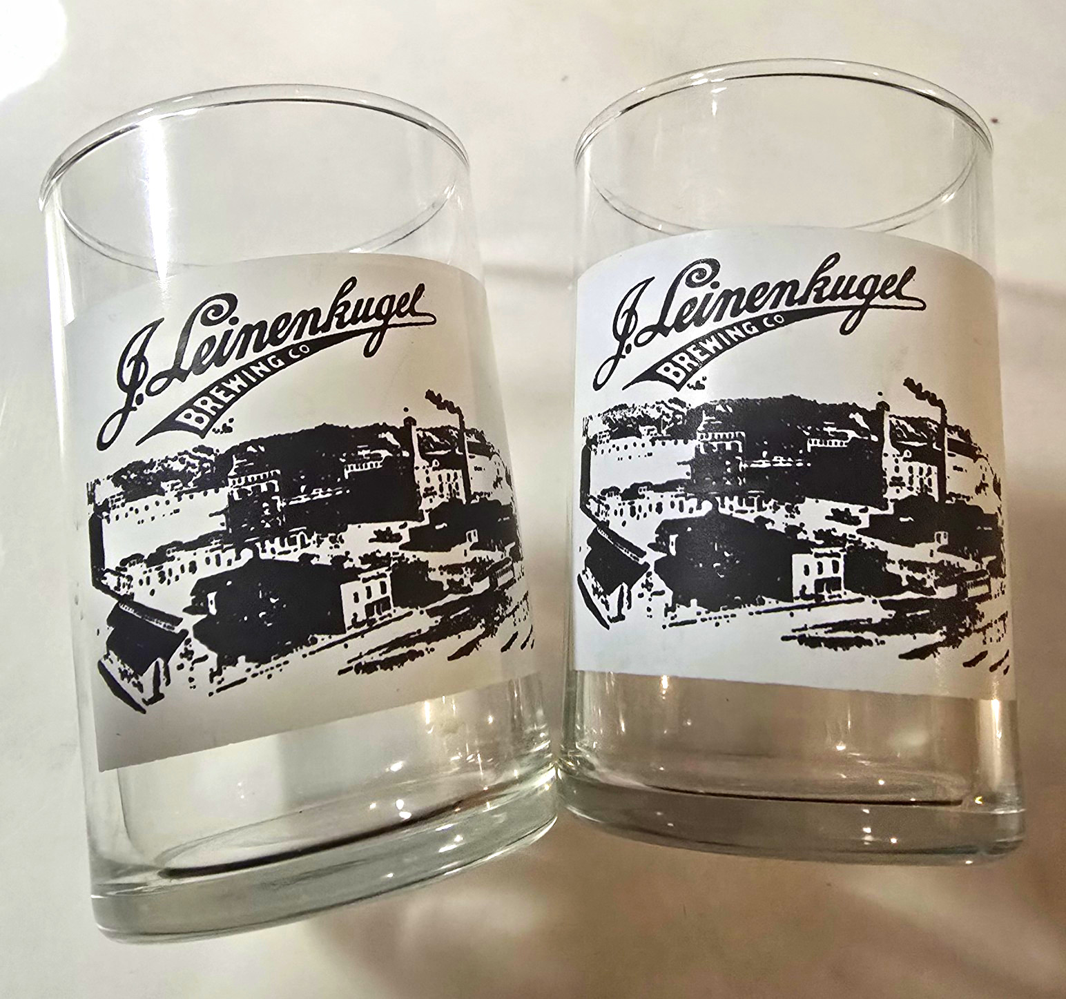 Leinenkugel Brewing Co Set of 2 Tasting Beer Glasses  