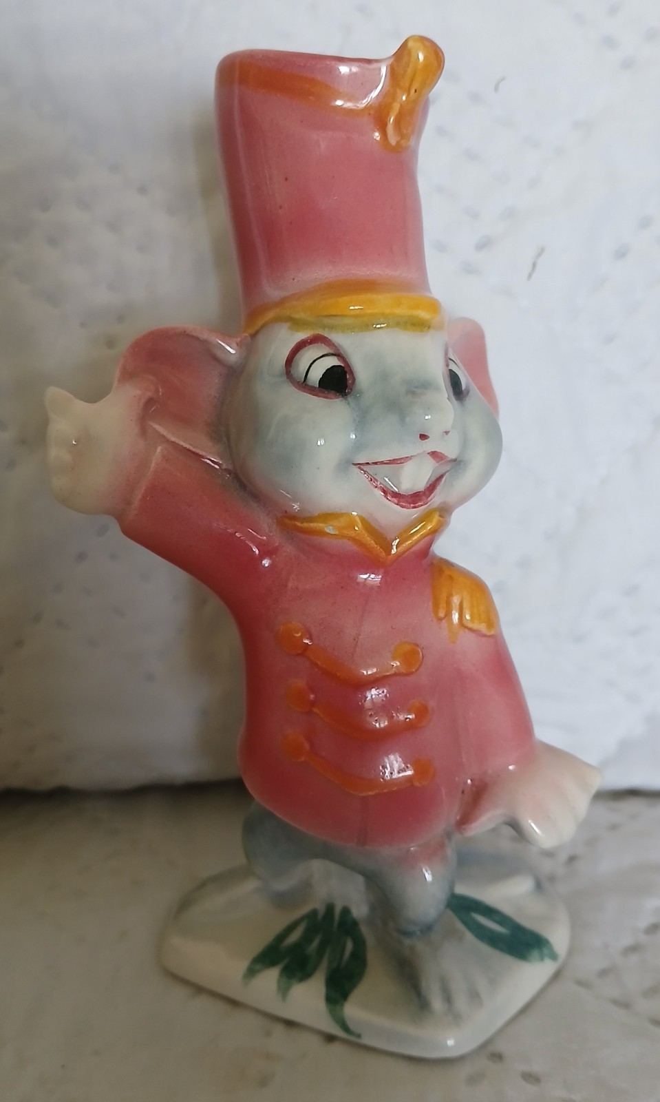 RARE VINTAGE 1941 VERNON KILNS TIMOTHY MOUSE CERAMIC FIGURINE FROM DUMBO