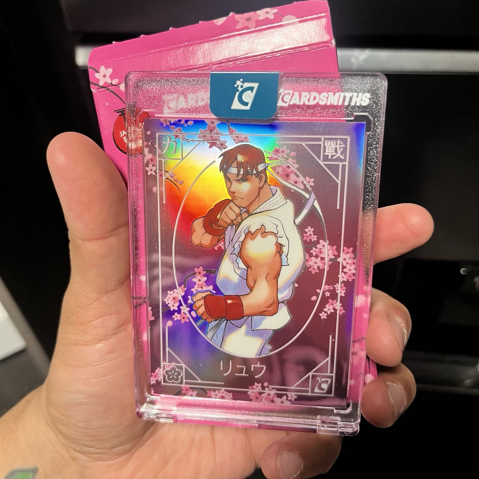 2026 SDCC Cardsmiths Street Fighter Alpha Warriors RYU Cherry Refractor /25