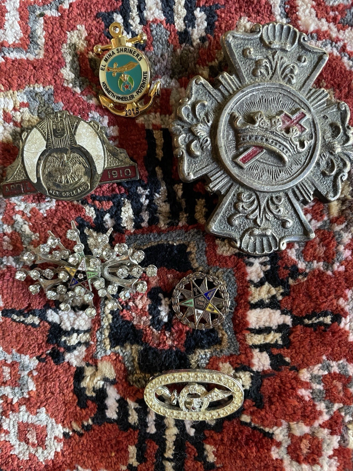 Antique & Vintage Masonic Lot of 6 -Rare Unusual Extraordinary View All Photos