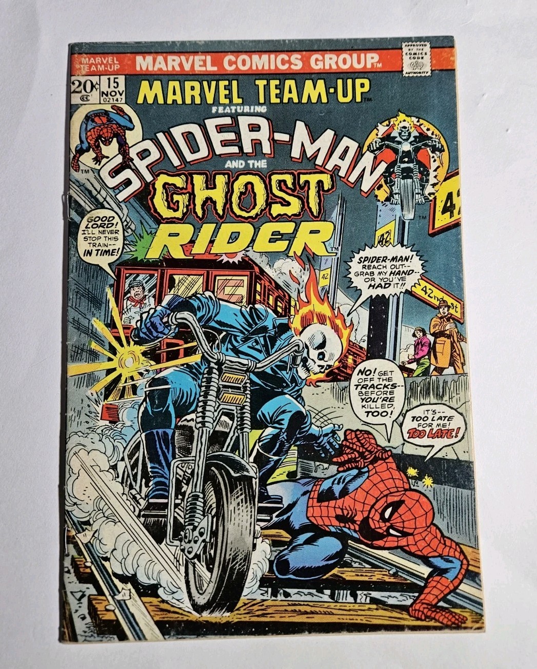 Marvel Team-Up #15 Spider-Man And Ghost Rider (1972 1st Series) 1st appear. Orb
