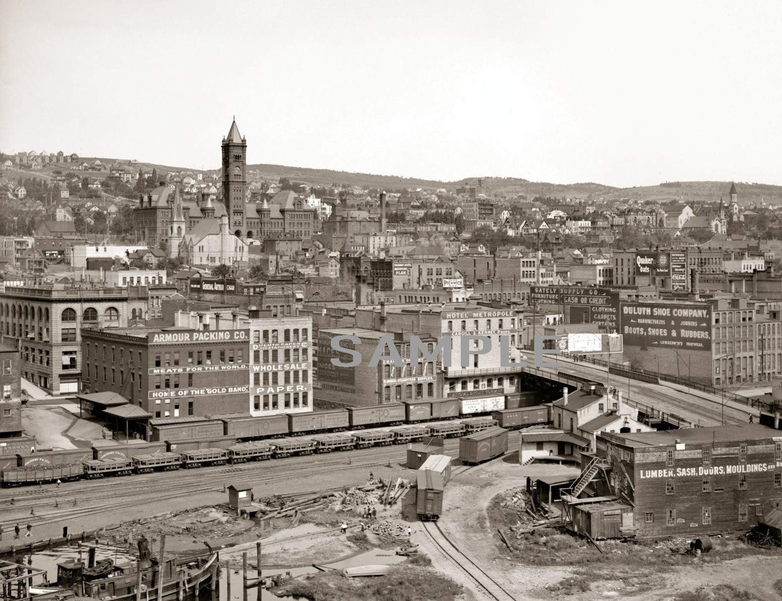 1905 DULUTH Minnesota 8.5x11 Cityscape Photo (166-L)