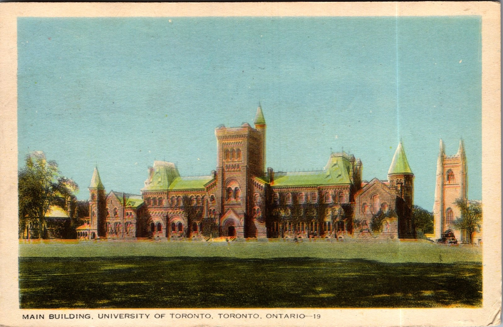 1948 Main Building University of Toronto Ontario Canada Postcard
