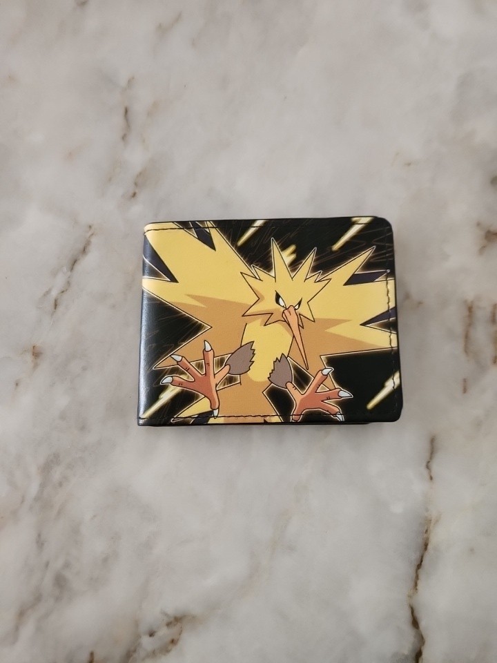 Pokemon ZAPDOS BI-Fold Wallet New 2016 NINTENDO