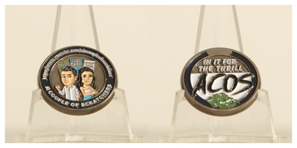 A Couple of Scratchers ACOS In It For The Thrill Challenge Coin  1#17