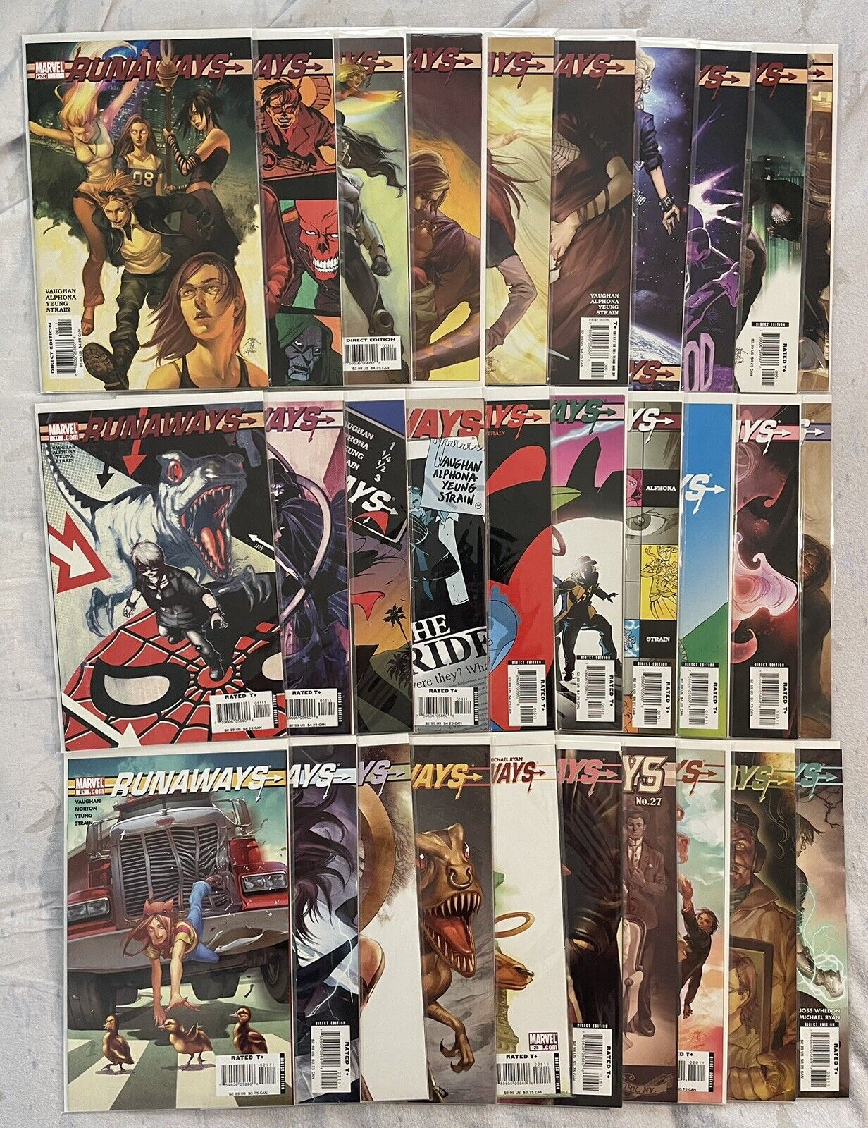 The RUNAWAYS (2nd Series) 1-30 Complete