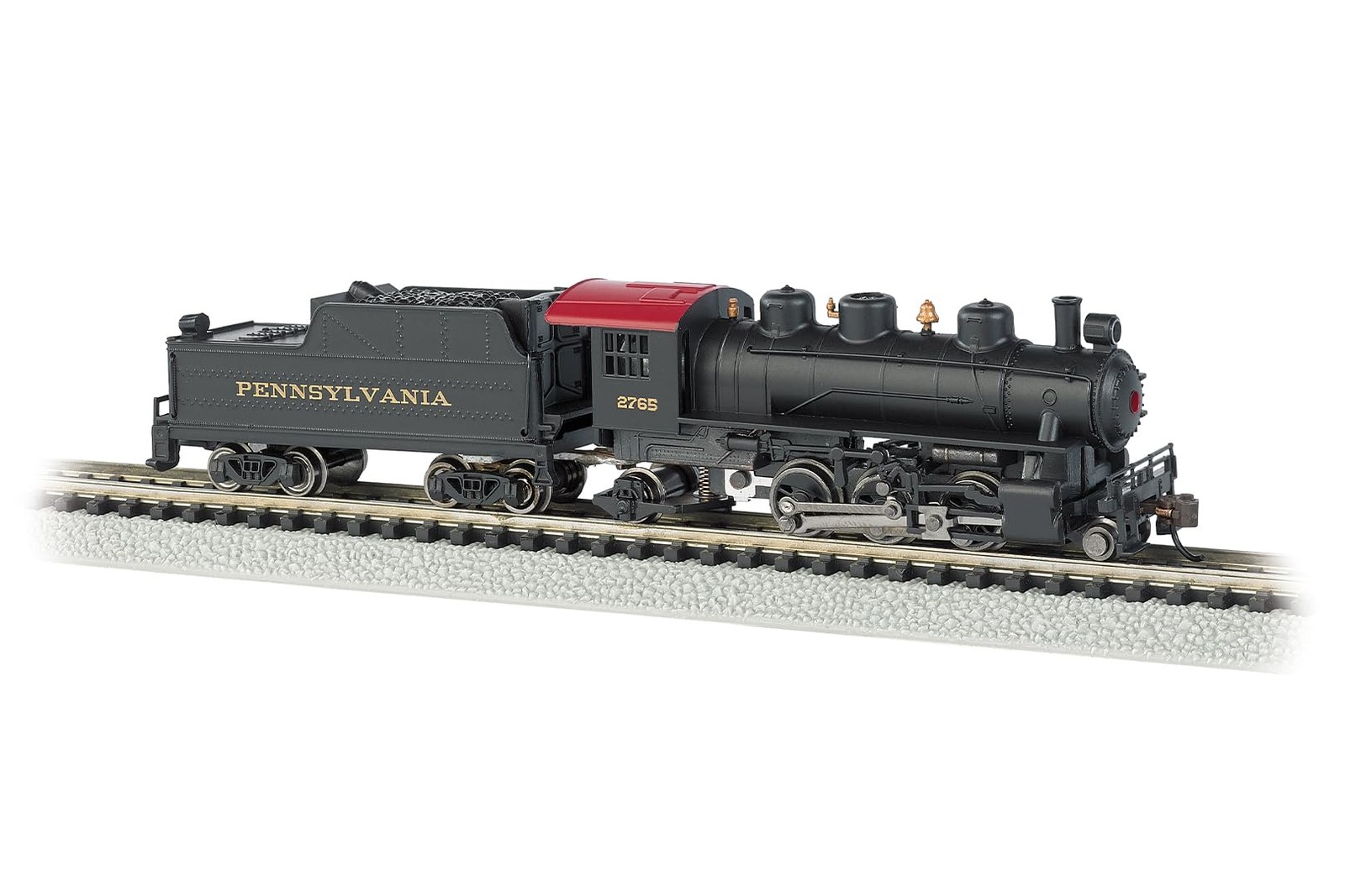 Bachmann Prairie 2-6-2 Steam Locomotive & Tender - PRR 2765 - N Scale 51553