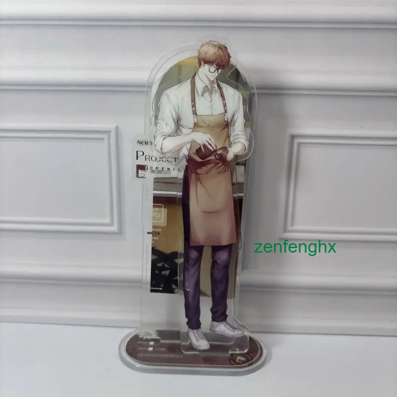 Hot Cartoon Nerd Project Coffee Shop Andrew Luke Fleurdelys Acrylic Standee