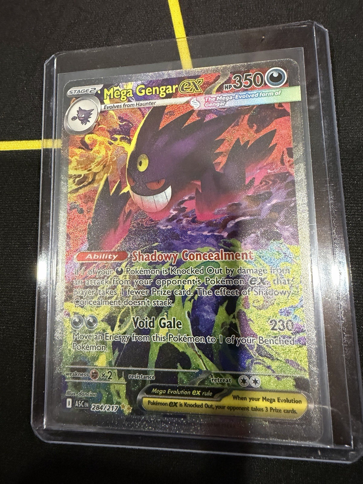 Pokemon Mega Gengar Ex SIR 284/217 ASC Ascended Heroes English - Near Mint