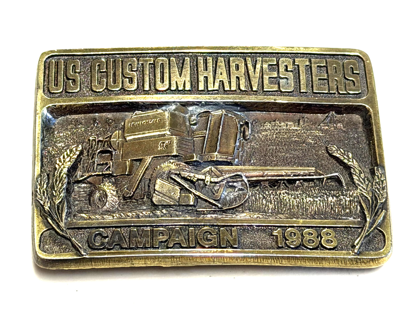 US Custom Harvesters Campaign 1988 Belt Buckle #281/5000