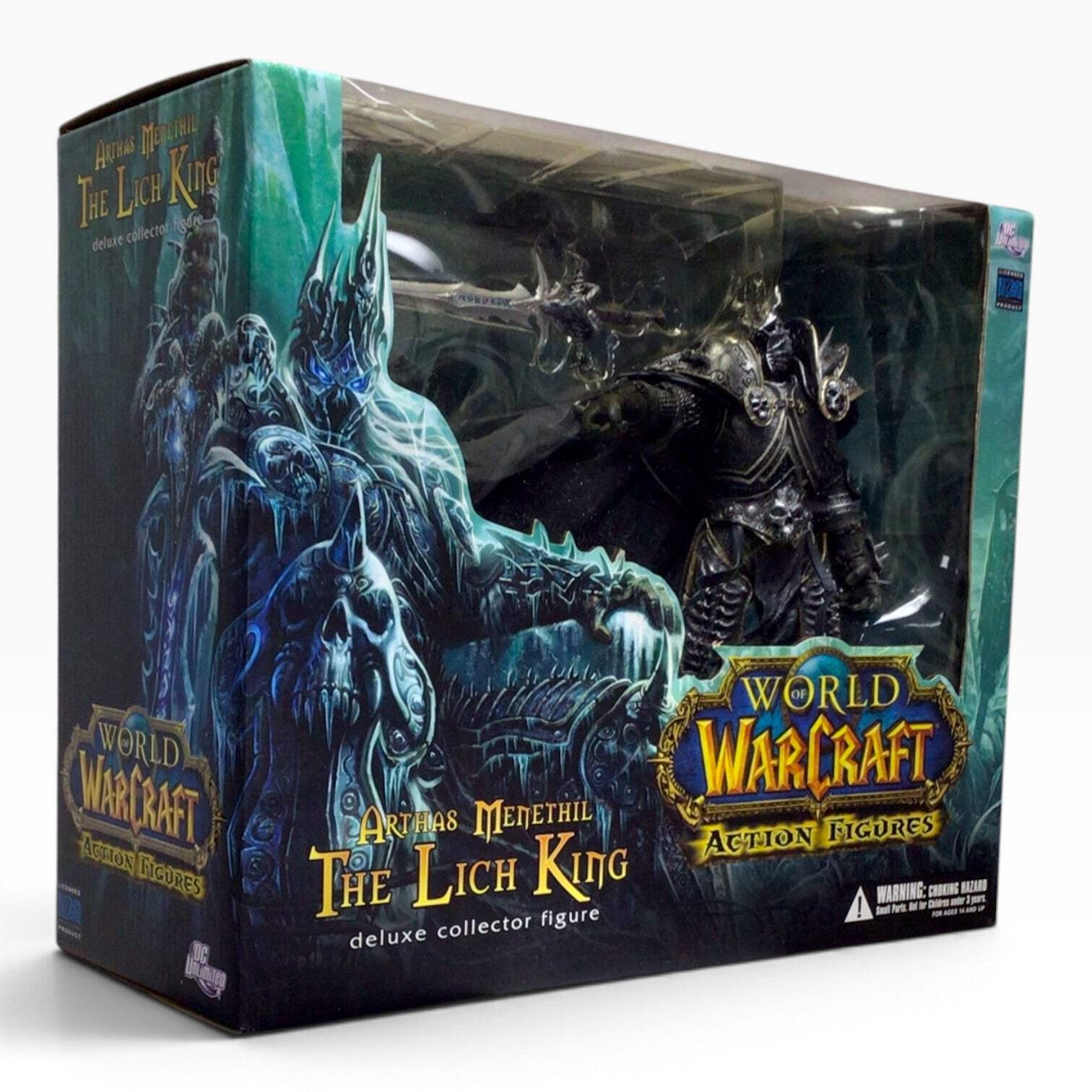 World of Warcraft Arthas Menethil The Lich King Deluxe Collector Action Figure –