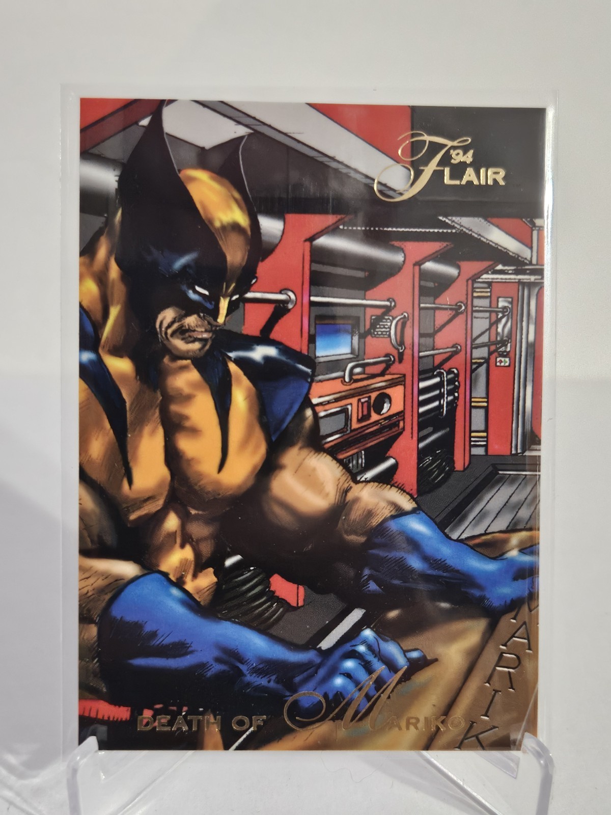 1994 Flair Marvel Annual #91 Death of Mariko