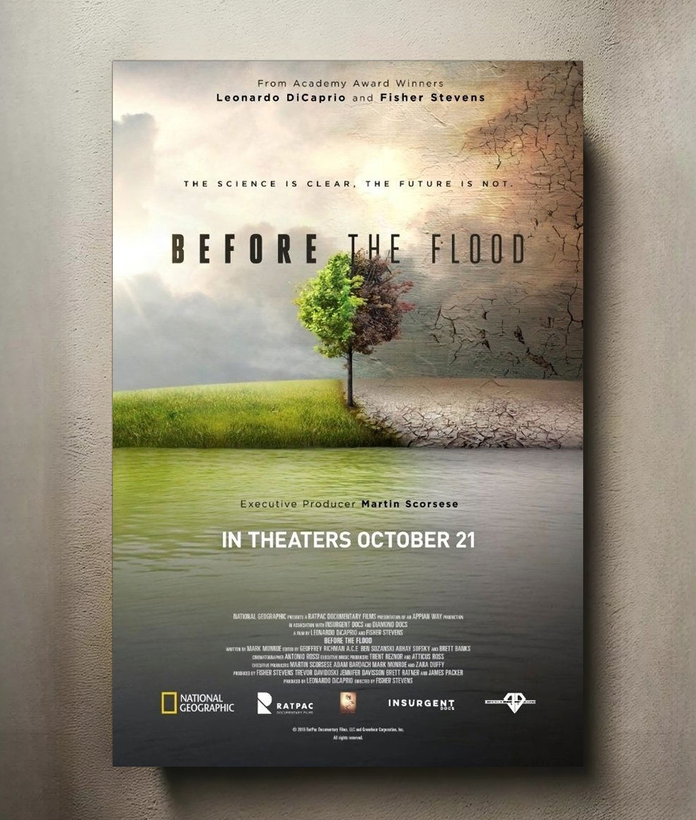 Before the Flood 8x12 Metal Movie Poster Sign
