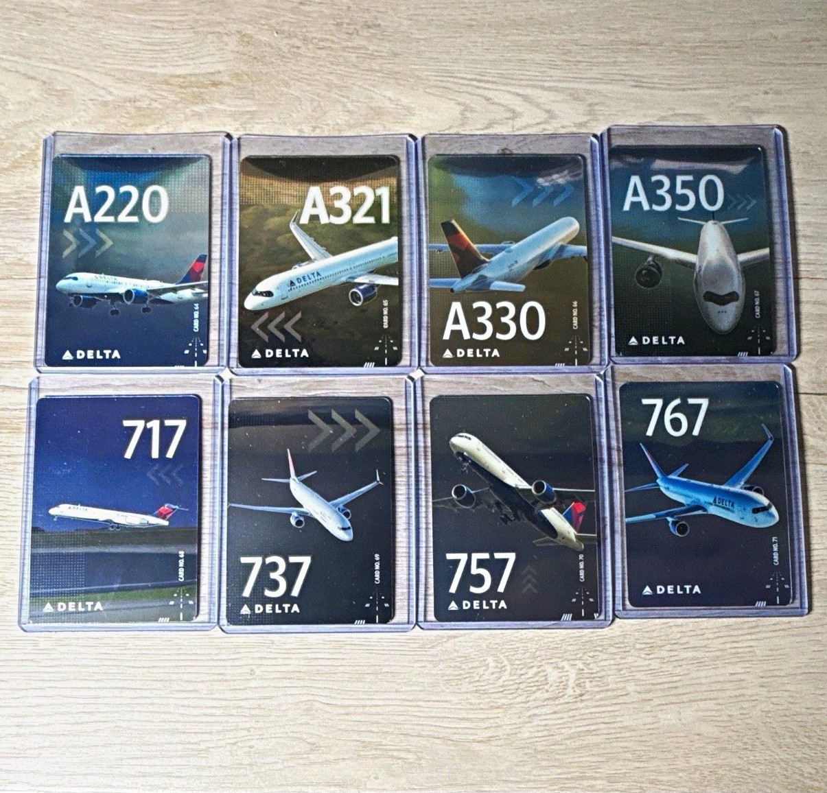 Delta Air Lines Full New Release Boeing and Airbus set of 8 For a Great price ￼