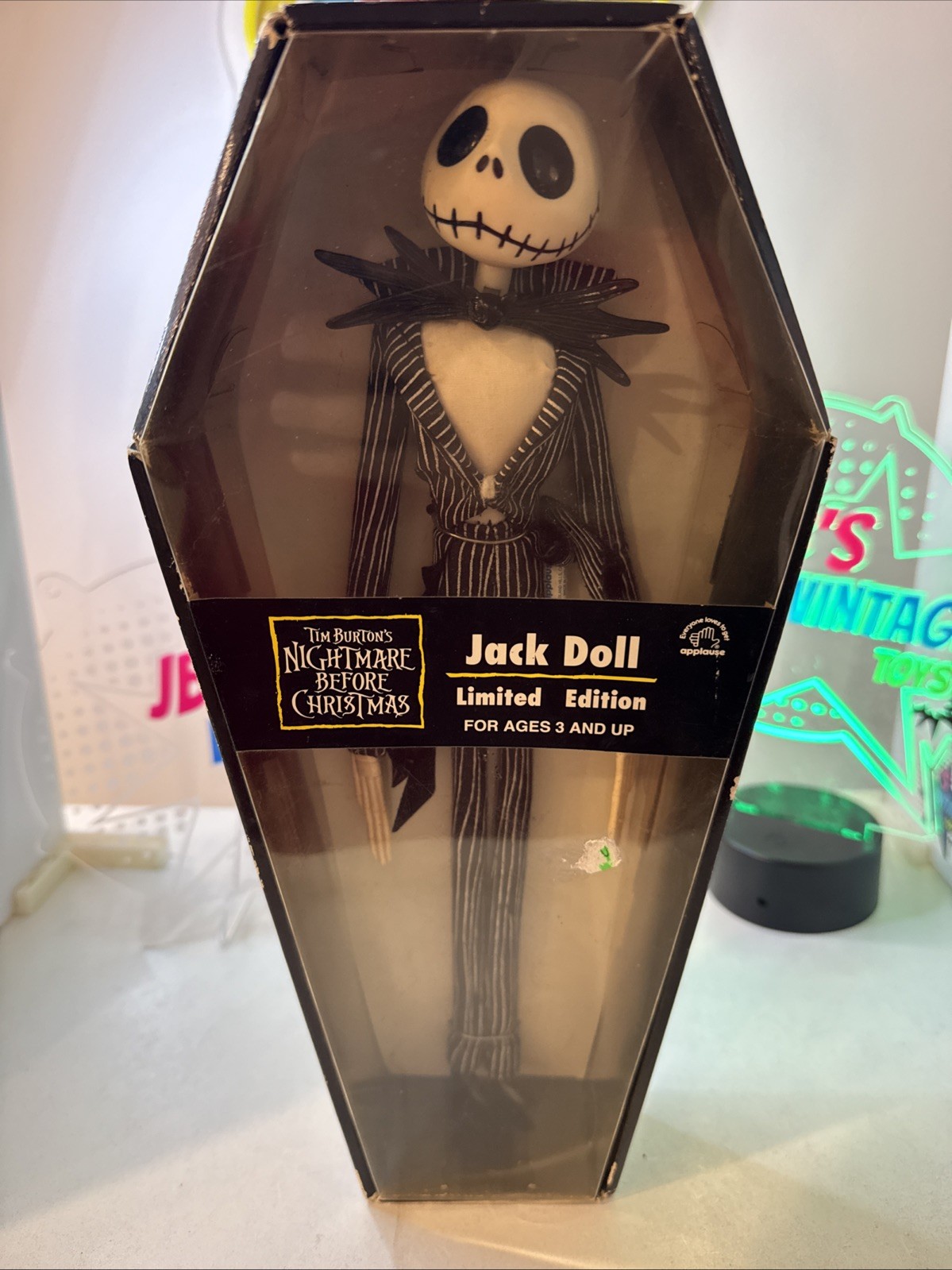 New 2003 Ltd. Edition 12” The Nightmare Before Christmas Jack Doll by Applause