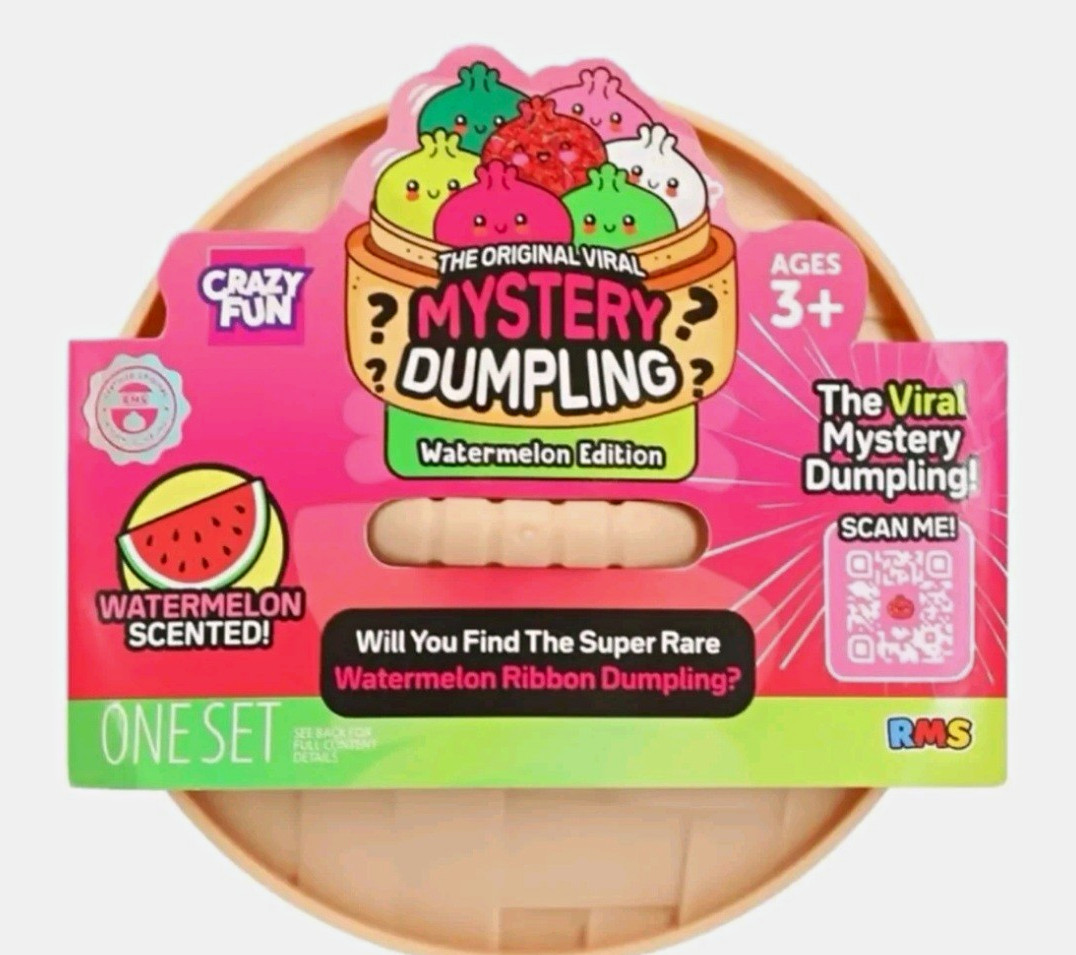 Authentic Crazy Fun Mystery Dumpling Watermelon Edition Blind Pack Scented