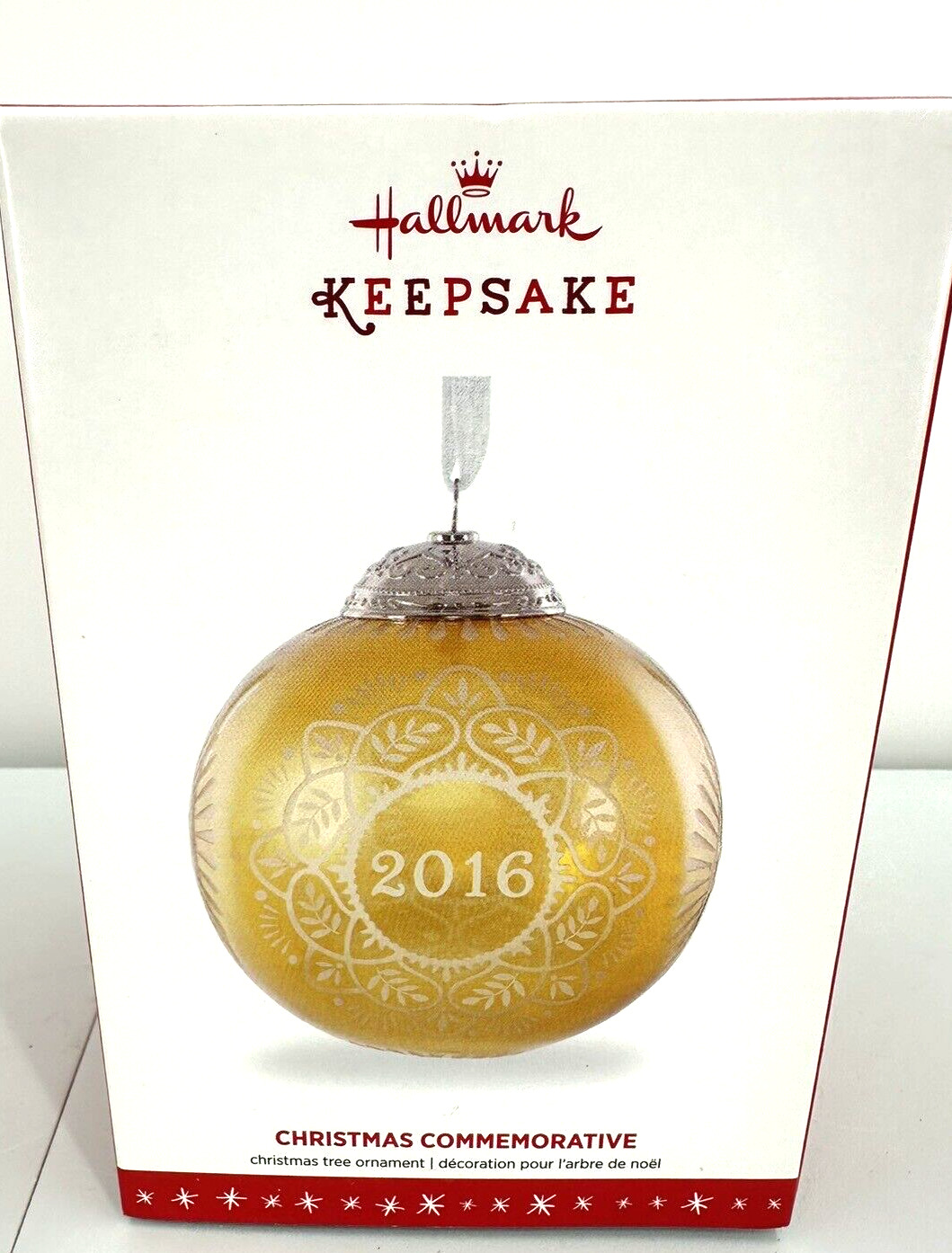 Hallmark Keepsake Ornament 2016 CHRISTMAS COMMEMORATIVE